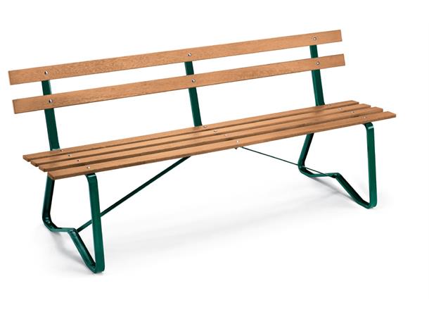 6´ Park Bench w/Natural Stained boards